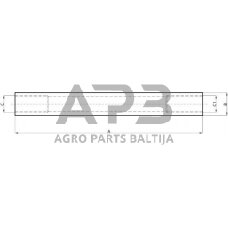 Vairo traukės vamzdis L240mm SHP569KR