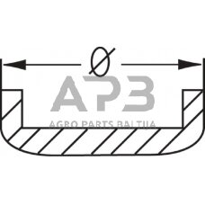 Variklio bloko kamštis 26.00mm VC2600