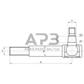 Vairo traukė dešinės pusės SHP038KR