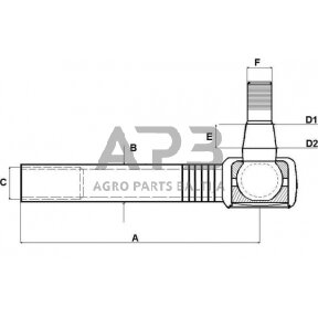 Vairo traukė Spicer Dana 7402445004