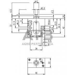 Valdymo vožtuvas Wabco 3/2 5630200000