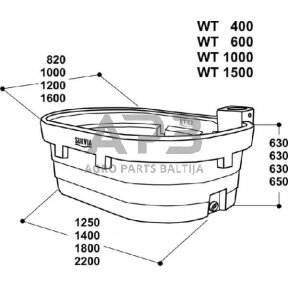 Vandens lovys Suevia WT1000, SU1600101