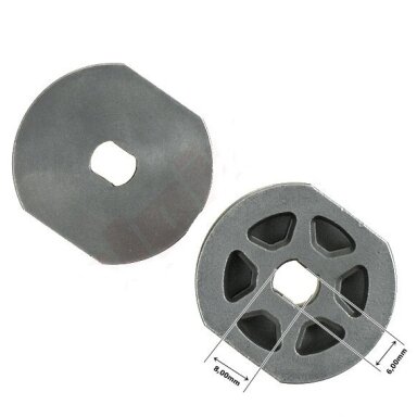 Varančioji žvaigždutė žingsnis 3/8" užgriebiai 6. 6,00 mm x 8,00 mm Varančioji žvaigždutė žingsnis 3/8" užgriebiai 6. 6,00 mm x 8,00 mm