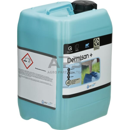 Valiklis melžiklių valymui, paruošimui prieš melžimą Kersia 10kg DERMISAN10 1 Valiklis melžiklių valymui, paruošimui prieš melžimą Kersia 10kg DERMISAN10 1