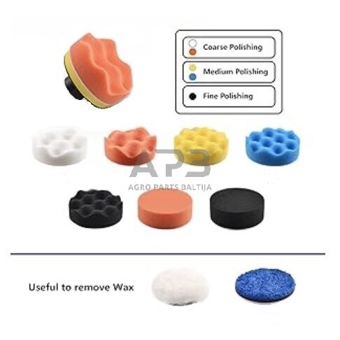 Valymo-poliravimo rinkinys 75mm 54vnt. 1 Valymo-poliravimo rinkinys 75mm 54vnt. 1