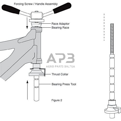Vairo guolių surinkimo rinkinys motociklams 1 Vairo guolių surinkimo rinkinys motociklams 1