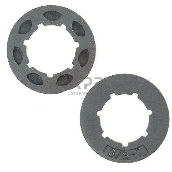 Varančioji žvaigždutė žingsnis 3/8" užgriebiai 7. 18720, GBA7S7 Varančioji žvaigždutė žingsnis 3/8" užgriebiai 7. 18720, GBA7S7