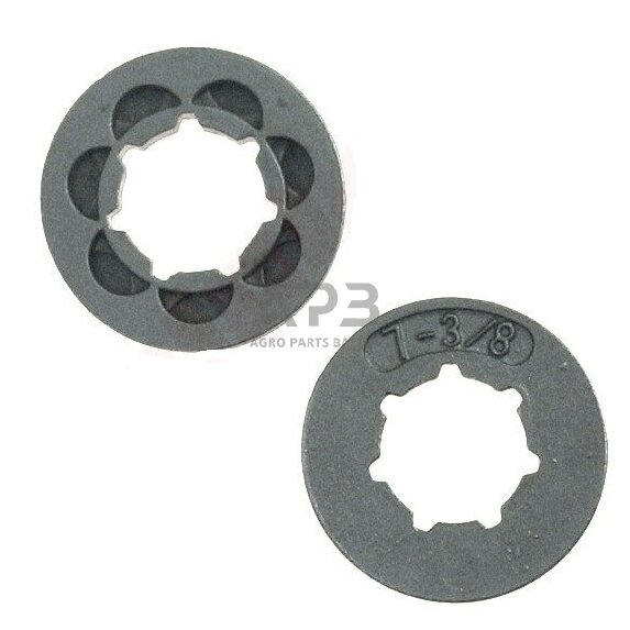 Varančioji žvaigždutė pjūklams Stihl žingsnis 3/8" užgriebiai 7. 0000 642 1240, 00006421240, GBA7M7 Varančioji žvaigždutė pjūklams Stihl žingsnis 3/8" užgriebiai 7. 0000 642 1240, 00006421240, GBA7M7