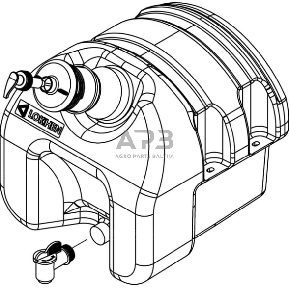 Vandens bakas 18l Lokhen 601040400 2
