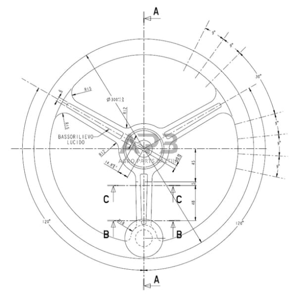 Vairas 300mm Cobo 00320180 1 Vairas 300mm Cobo 00320180 1
