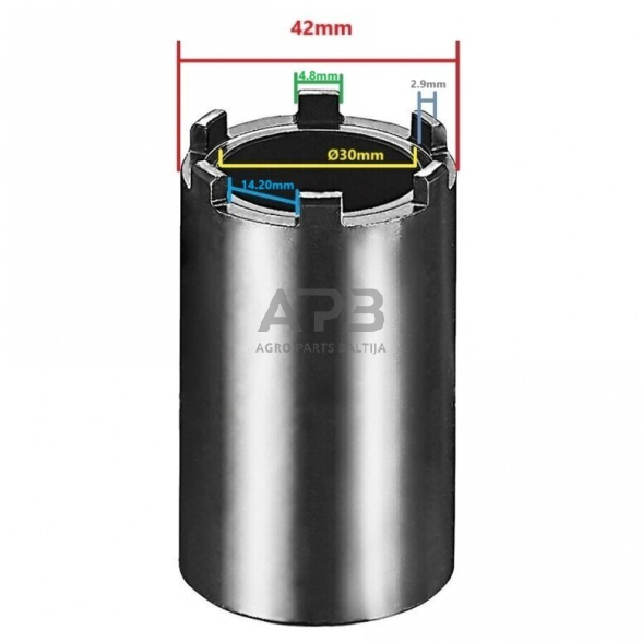 Vairo guolio spec. galvutė Suzuki motociklams 1 Vairo guolio spec. galvutė Suzuki motociklams 1