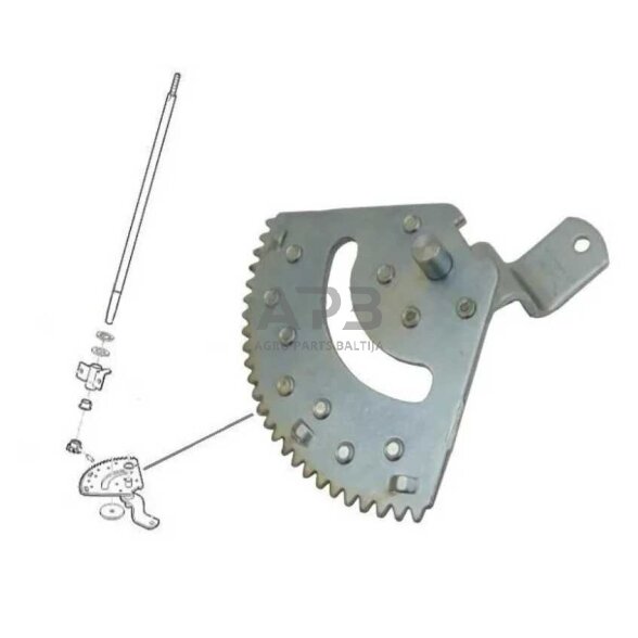 Vairo mechanizmas Viking MT4097.0, MT4112.0, MT5097.0, MT6112.0, MT6127.0 6170 780 3600, 61707803600 1