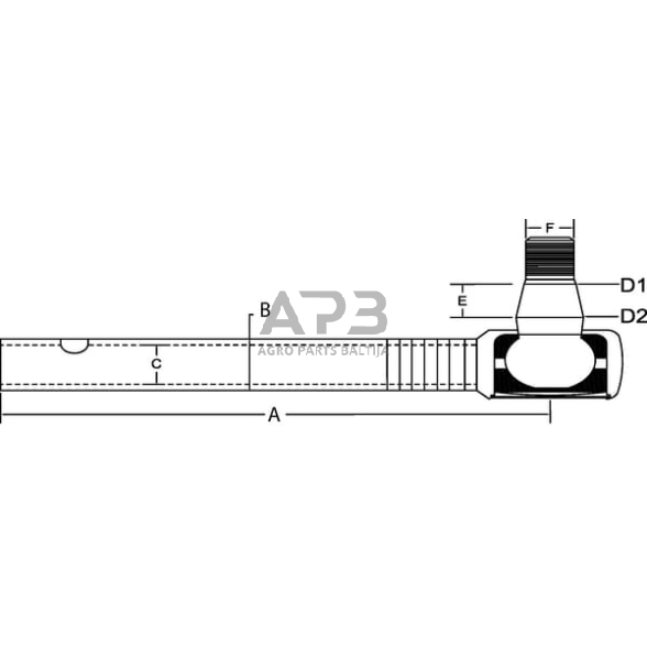 Vairo traukė NH SHP083KR 2 Vairo traukė NH SHP083KR 2