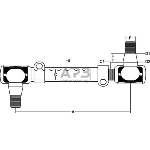 Vairo traukė SHP438KR 2 Vairo traukė SHP438KR 2