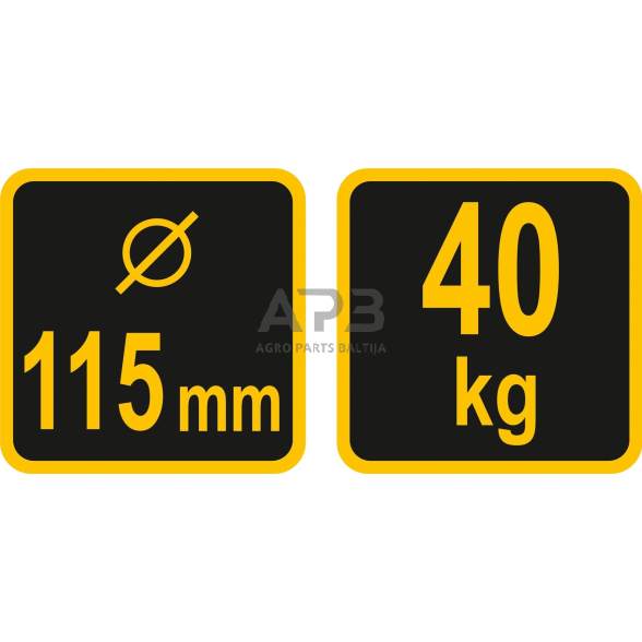 Vakuuminis stiklo laikiklis 1x115mm 3 Vakuuminis stiklo laikiklis 1x115mm 3