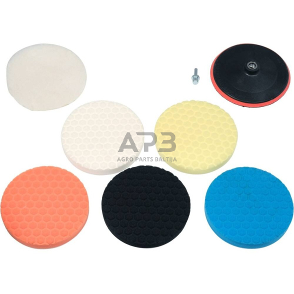 Valymo-poliravimo rinkinys 180mm, M14 8vnt. Valymo-poliravimo rinkinys 180mm, M14 8vnt.