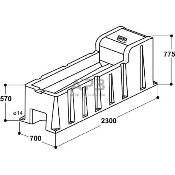 Vandens lovys Suevia 6523, SU1306523 3 Vandens lovys Suevia 6523, SU1306523 3