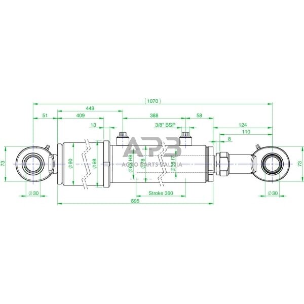 Vairo cilindras DL3563360 2