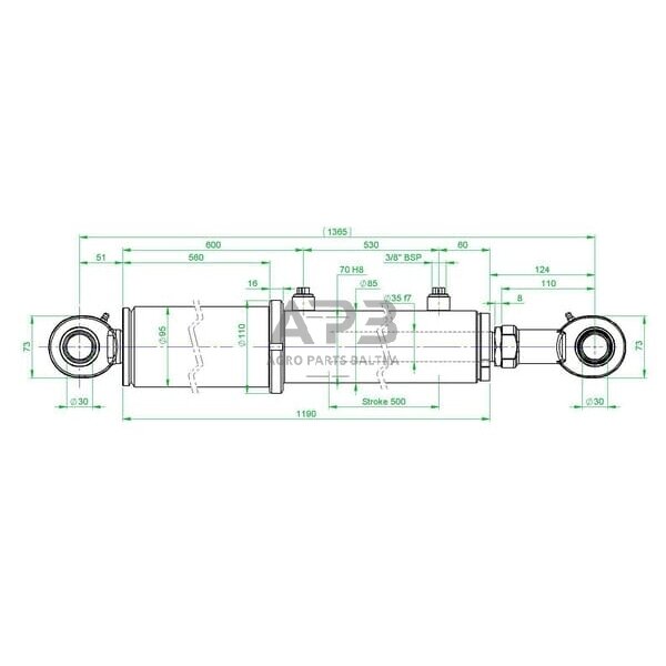 Vairo cilindras DL3570500 1 Vairo cilindras DL3570500 1