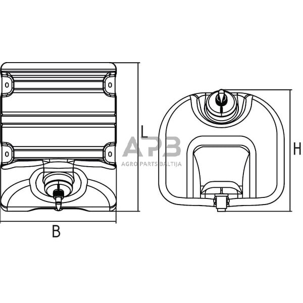 Vandens bakas 18l Lokhen 601040400 1