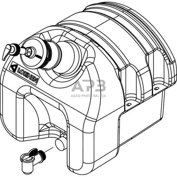 Vandens bakas 18l Lokhen 601040400 2