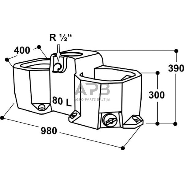 Vandens lovys Suevia WT80, SU1600102 2