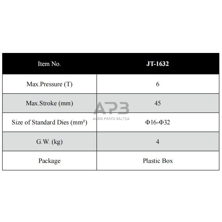Vamzdžių presavimo įrankis 16-32mm 1 Vamzdžių presavimo įrankis 16-32mm 1