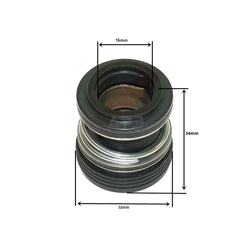 Vandens pompos tarpinė 16mm x 32mm 5/8" Vandens pompos tarpinė 16mm x 32mm 5/8"