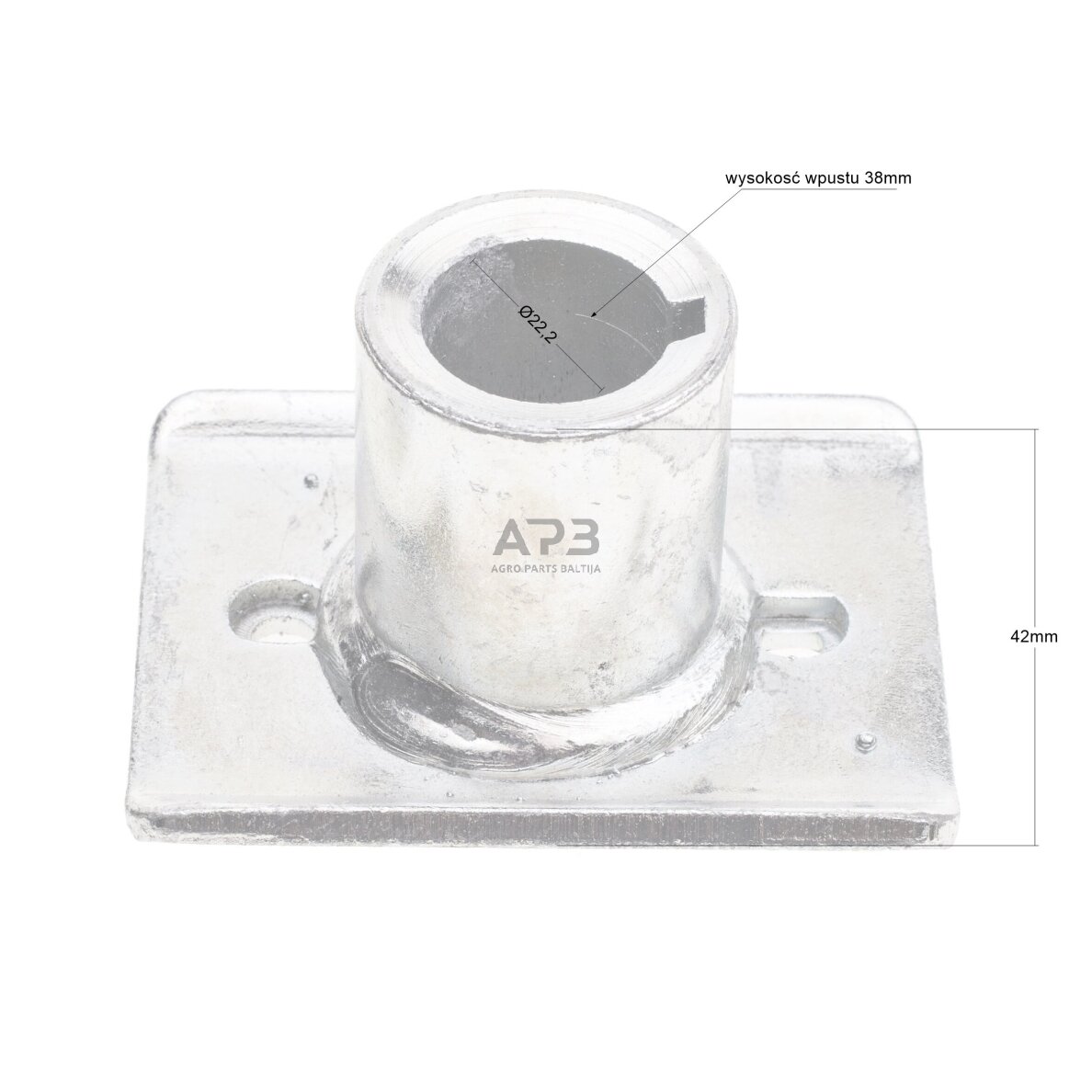 Vejapjovės peilio adapteris NAC, Hortmasz JL43, JL46, JL50, JL53, JL56 22,2 mm 3 Vejapjovės peilio adapteris NAC, Hortmasz JL43, JL46, JL50, JL53, JL56 22,2 mm 3