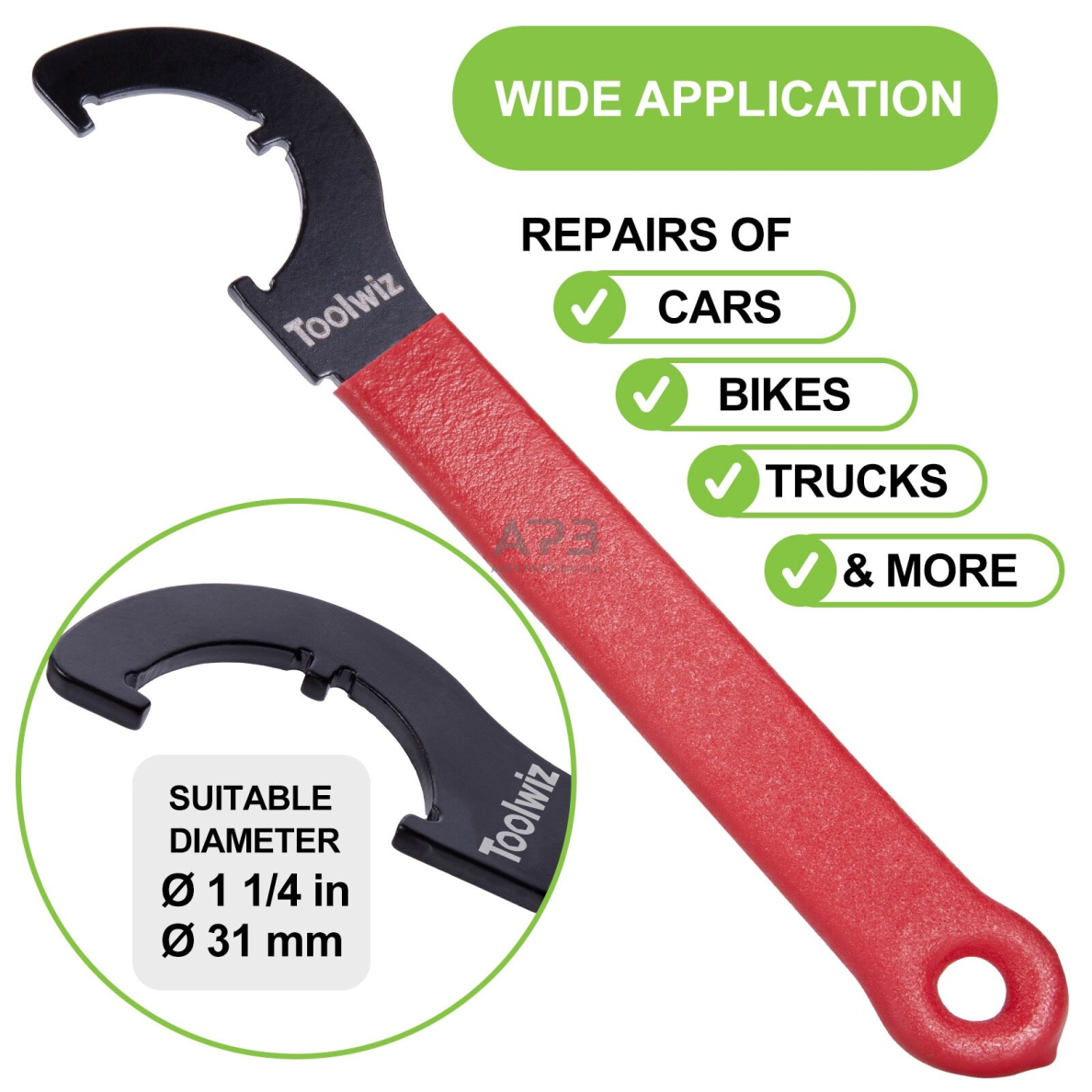 Veržliarakčių užmetamų rinkinys 2vnt. 1 Veržliarakčių užmetamų rinkinys 2vnt. 1