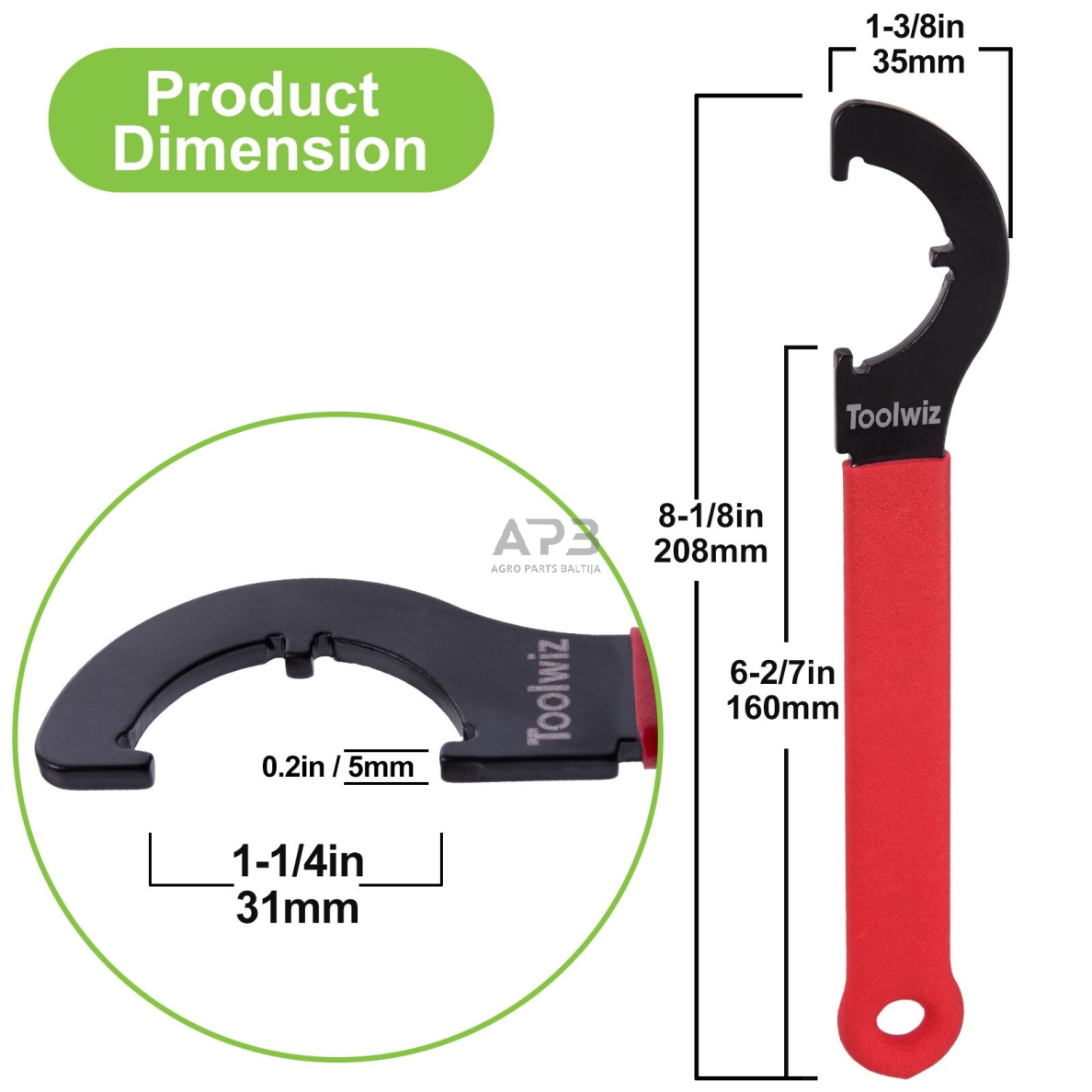 Veržliarakčių užmetamų rinkinys 2vnt. 2 Veržliarakčių užmetamų rinkinys 2vnt. 2