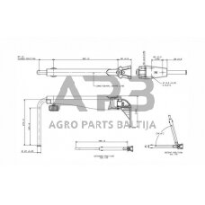 Veidrodėlio laikiklis Lh Britax 7260003A