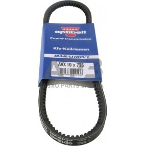 Ventiliatoriaus dirželis 725mm Optibelt AVX10725 Ventiliatoriaus dirželis 725mm Optibelt AVX10725