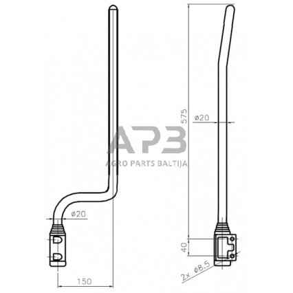 Veidrodėlio laikiklis SMAT NORD CA6142030 1 Veidrodėlio laikiklis SMAT NORD CA6142030 1