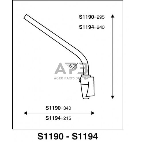 Veidrodėlio laikiklis CA3001194 1 Veidrodėlio laikiklis CA3001194 1