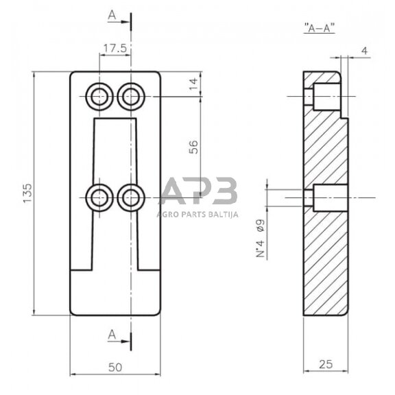 Veidrodėlio laikiklis SMAT NORD CA6356041 1 Veidrodėlio laikiklis SMAT NORD CA6356041 1