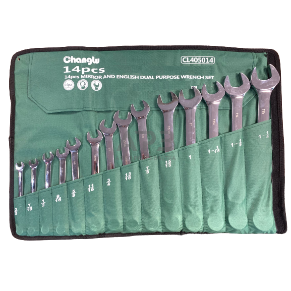 Veržliarakčių kombinuotų rinkinys (14vnt) (3/8-1-1/4') Veržliarakčių kombinuotų rinkinys (14vnt) (3/8-1-1/4')