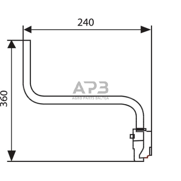 Veidrodėlio laikiklis CA3001187 1 Veidrodėlio laikiklis CA3001187 1