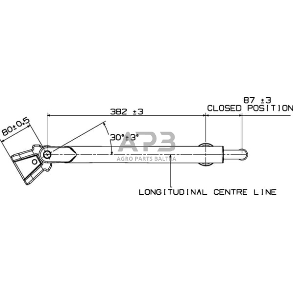 Veidrodėlio laikiklis Rh Britax 7260002A 4 Veidrodėlio laikiklis Rh Britax 7260002A 4