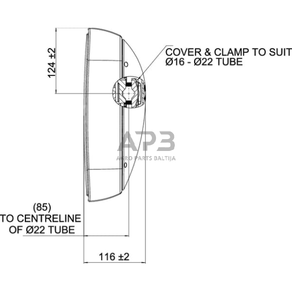Veidrodėlis 330x240mm Britax 7130014AM 4 Veidrodėlis 330x240mm Britax 7130014AM 4