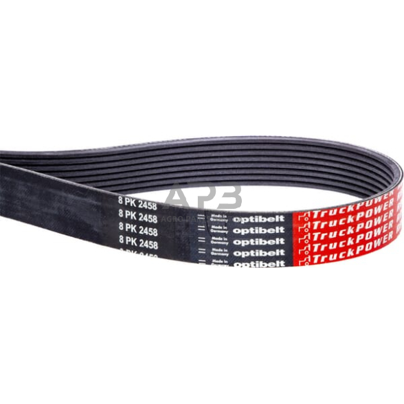 Ventiliatoriaus dirželis 8 briaunų 2458mm Optibelt 8PK2458 Ventiliatoriaus dirželis 8 briaunų 2458mm Optibelt 8PK2458
