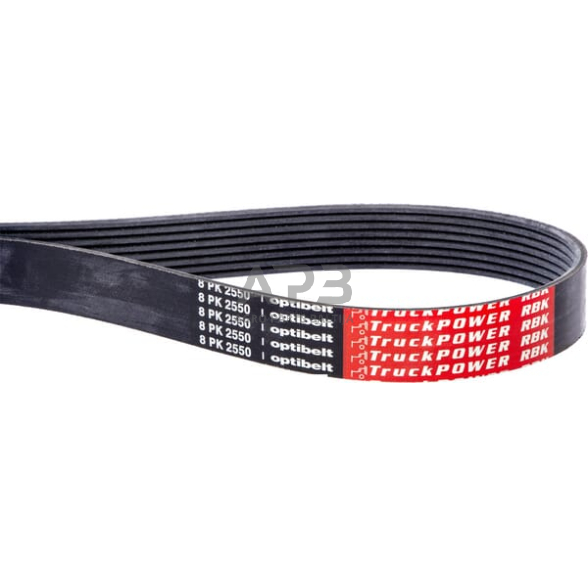 Ventiliatoriaus dirželis 8 briaunų 2550mm Optibelt 8PK2550 Ventiliatoriaus dirželis 8 briaunų 2550mm Optibelt 8PK2550