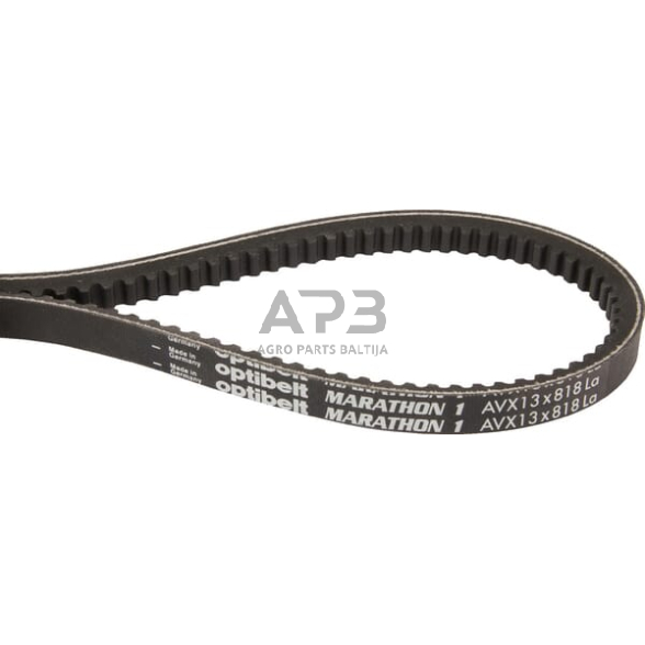 Ventiliatoriaus dirželis 818mm Optibelt AVX13818 Ventiliatoriaus dirželis 818mm Optibelt AVX13818