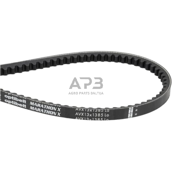 Ventiliatoriaus dirželis AVX 1385mm Optibelt AVX131385 Ventiliatoriaus dirželis AVX 1385mm Optibelt AVX131385