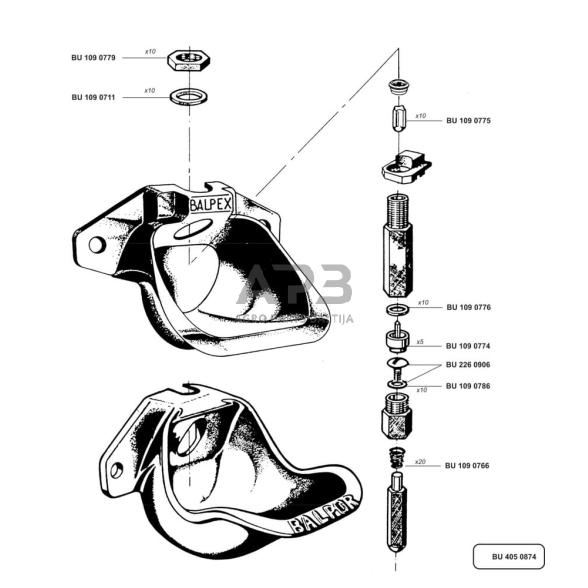 Veržlė LA BUVETTE 1/2" (10vnt.) BU1090779 2 Veržlė LA BUVETTE 1/2" (10vnt.) BU1090779 2