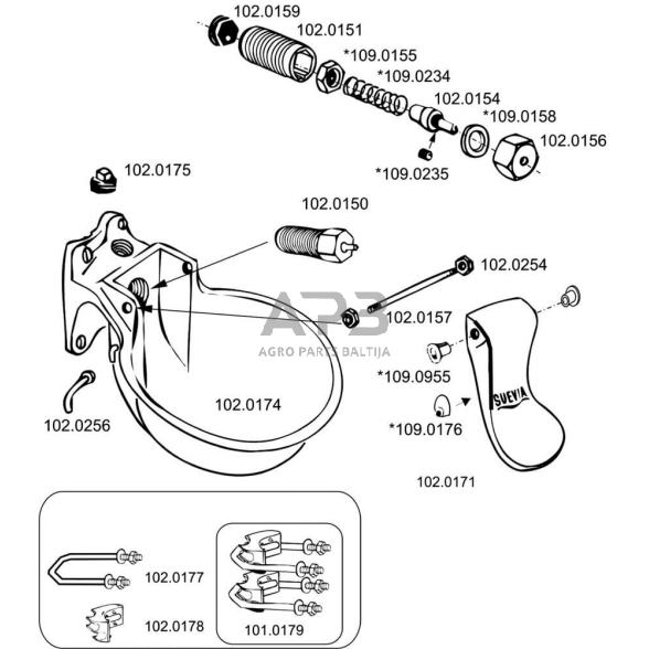 Veržlė Suevia SU1020156 1 Veržlė Suevia SU1020156 1