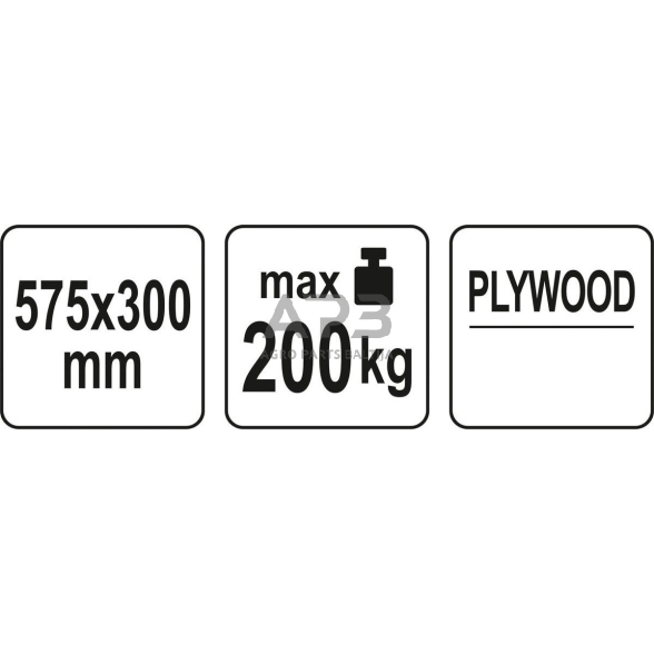 Vežimėlis - platforma 3 Vežimėlis - platforma 3