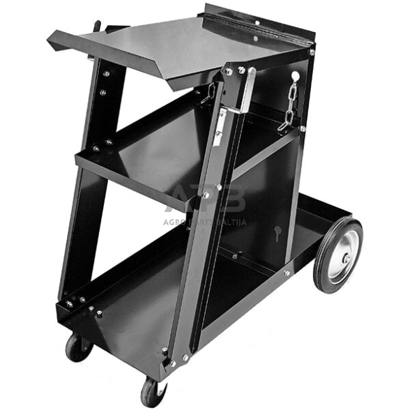 Vežimėlis suvirinimo aparatams ir balionams Vežimėlis suvirinimo aparatams ir balionams