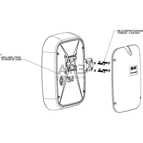 Veidrodėlis 330x240mm Britax 7130004AM 2 Veidrodėlis 330x240mm Britax 7130004AM 2