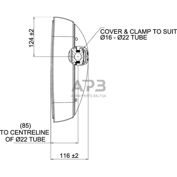 Veidrodėlis 330x240mm Britax 7130014AM 4